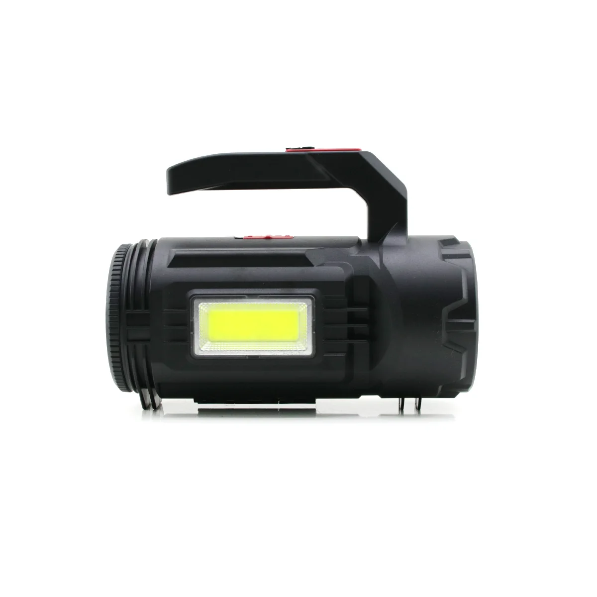 2in1 LED+COB Şarjlı El Feneri ve Projektör - USB/Type-C/Pil, 19 Parça Tamir Seti görsel 5