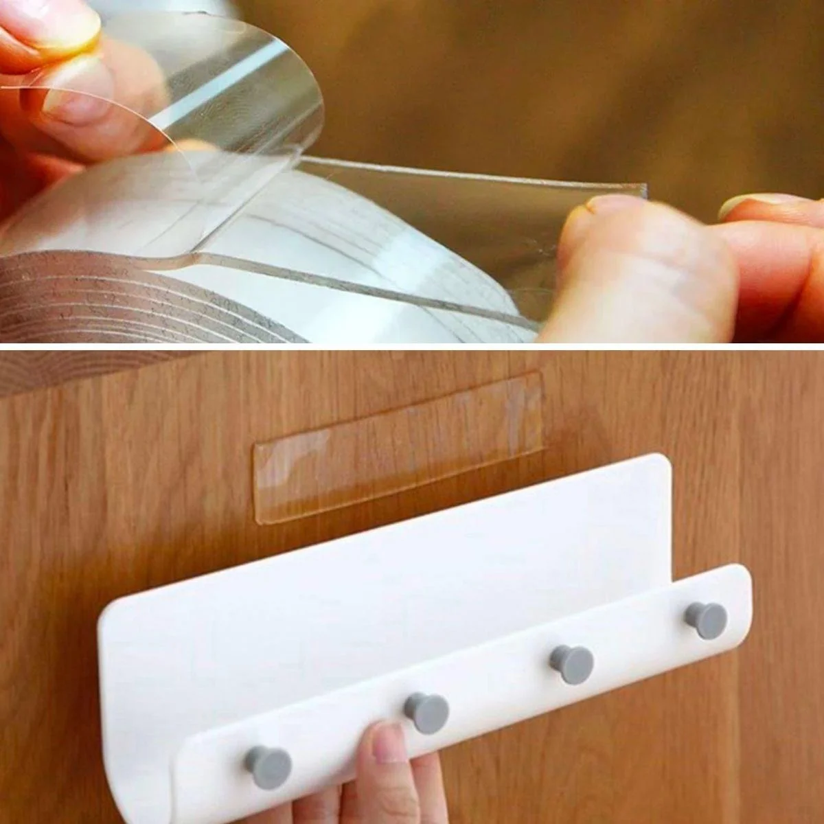 Ultra Güçlü Çift Taraflı 2 mt x 3 cm Çift Taraflı Nano Bant görsel 4