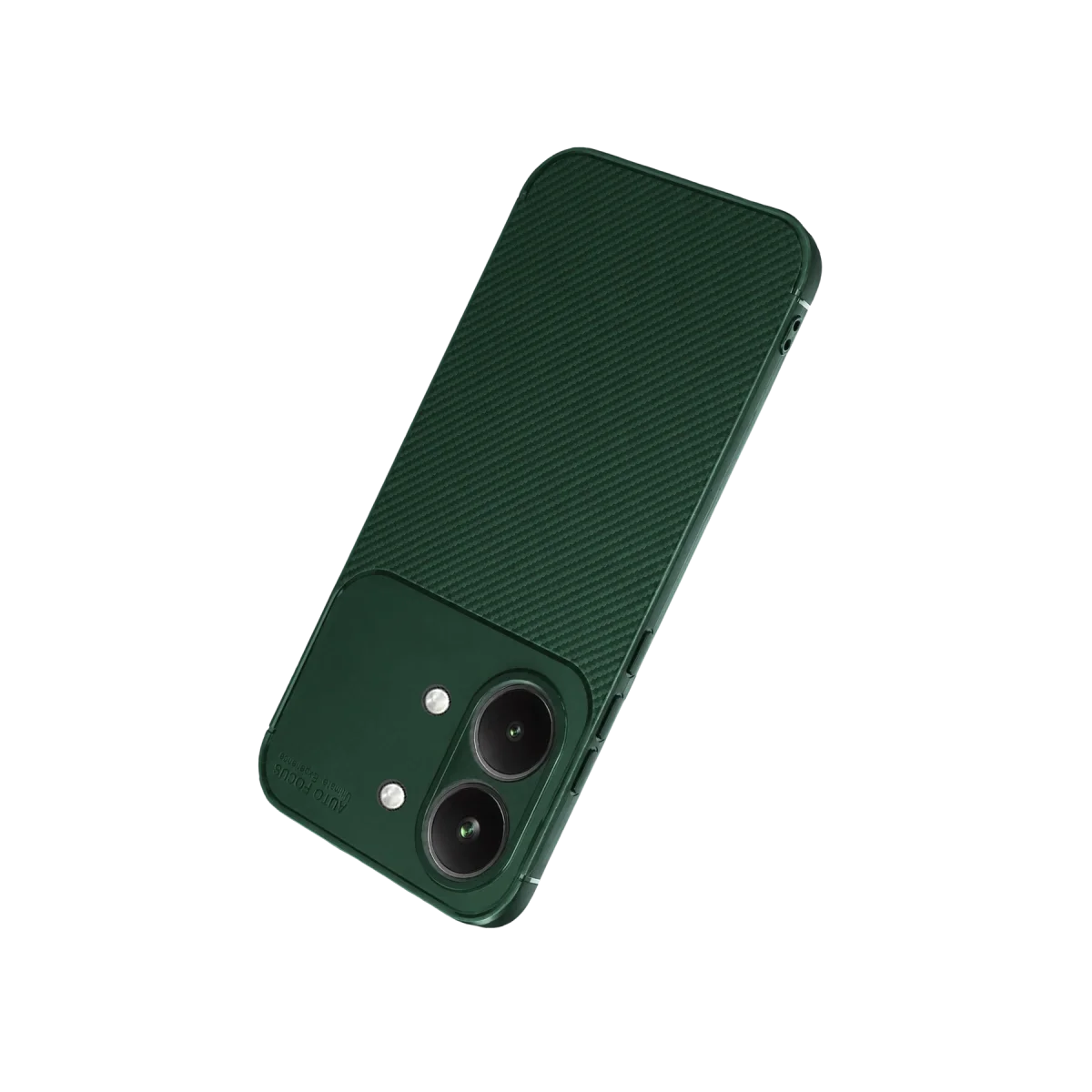 Xiao Poco X8 Pro Max Auto Focus Karbon Kapak - Koyu Yeşil görsel 3