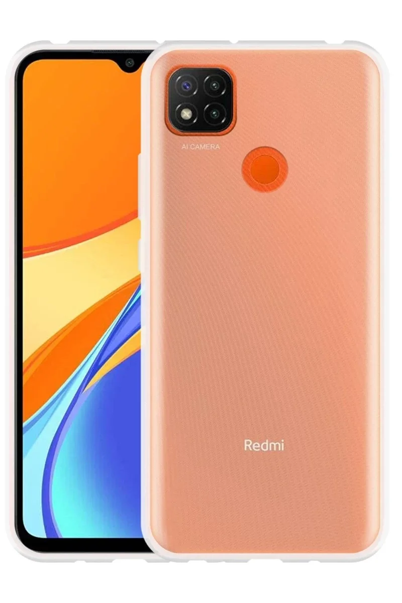 Xiao Red 9C Kılıf Lüx Şeffaf Silikon görsel 3
