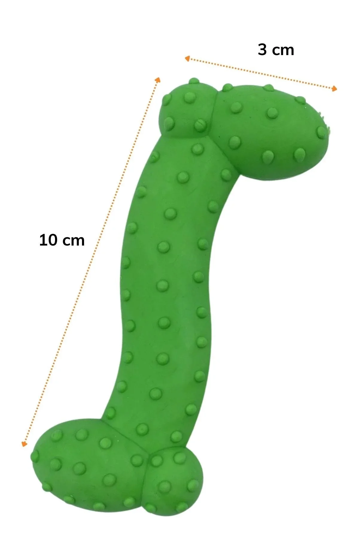 Tiny Kek Oyuncağı Tırtıklı Yüzey Küçük Kek Plastik Köpek Oyuncağı görsel 6