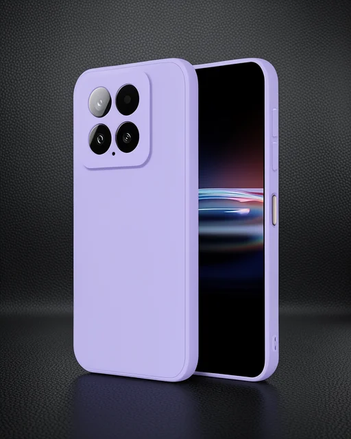 Xiaomi Mi 14t Pro Kılıf Nano İçi Kadife Silikon - Lila