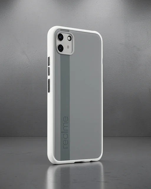 Realme C11 Kılıf Miami Şeffaf Silikon - Şeffaf