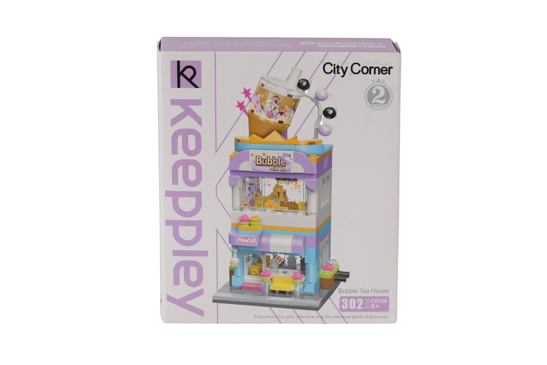 KP0108 Keeppley Bubble Tea Kafe 302 Parça Block Oyuncak