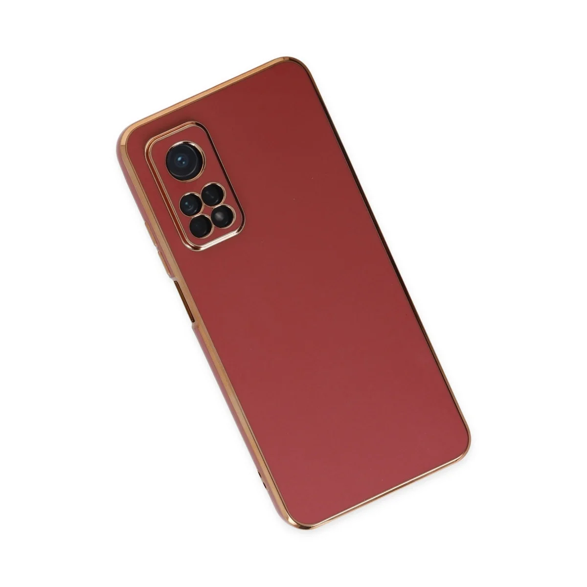 Xiaomi Mi 10t Kılıf Volet Silikon - Kırmızı görsel 3