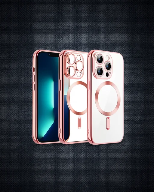 Apple İphone 13 Pro Max Kılıf Kross Magneticsafe Kapak - Rose