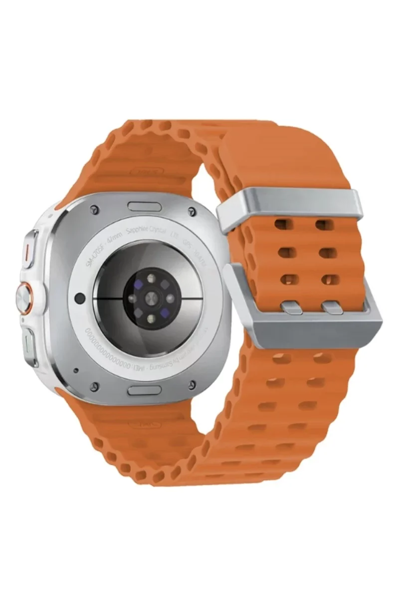 Watch 7 Ultra KR417 Rug Silikon Kordon - Turuncu