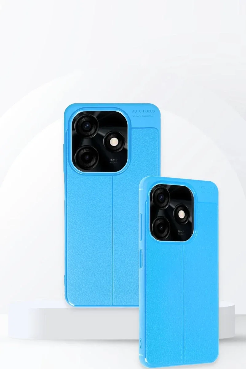 Tecno Spark Go 2024 Kılıf Auto Focus Kapak - Mavi görsel 3