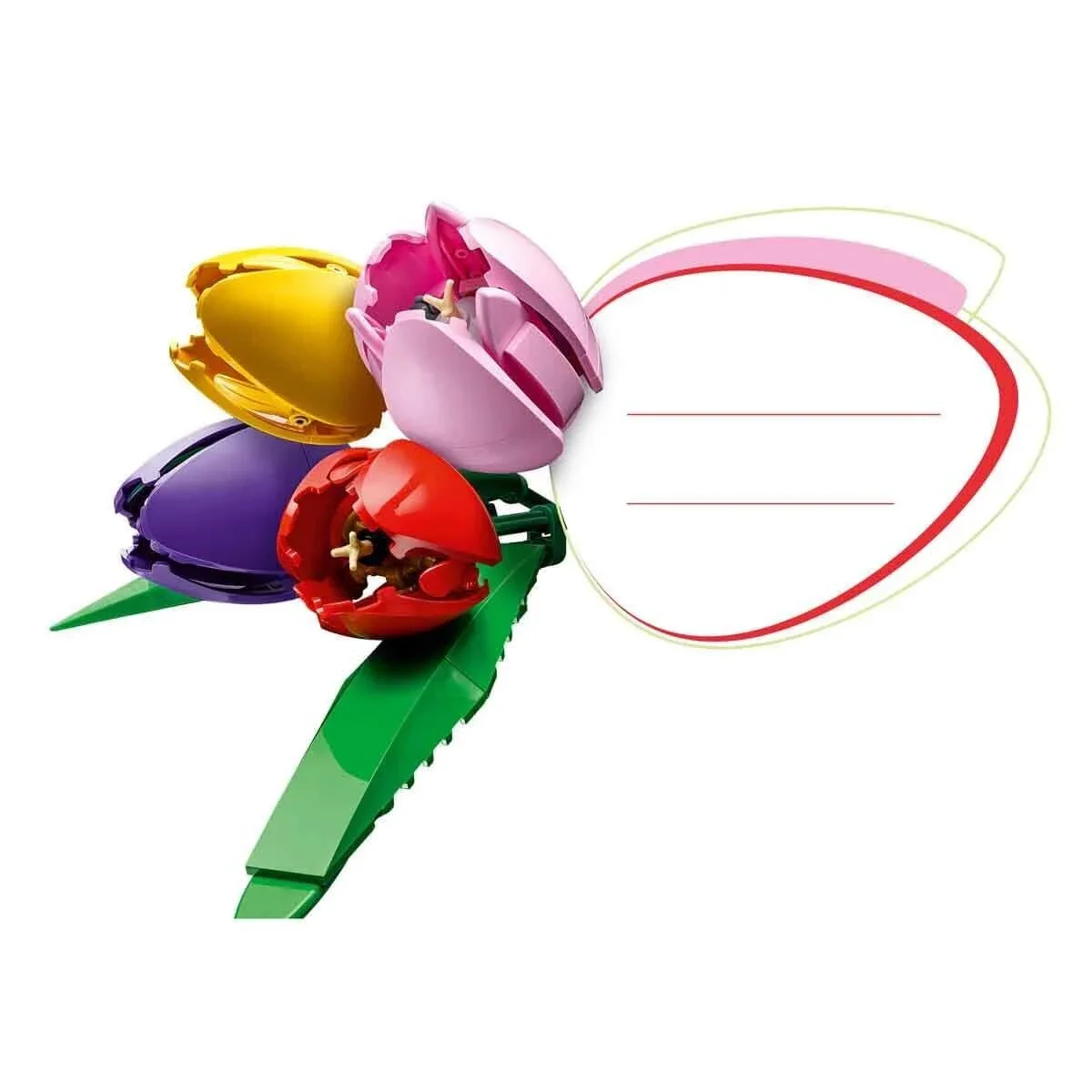 11501 Lego Botanicals Lale Buketi 576 parça +18 yaş görsel 3