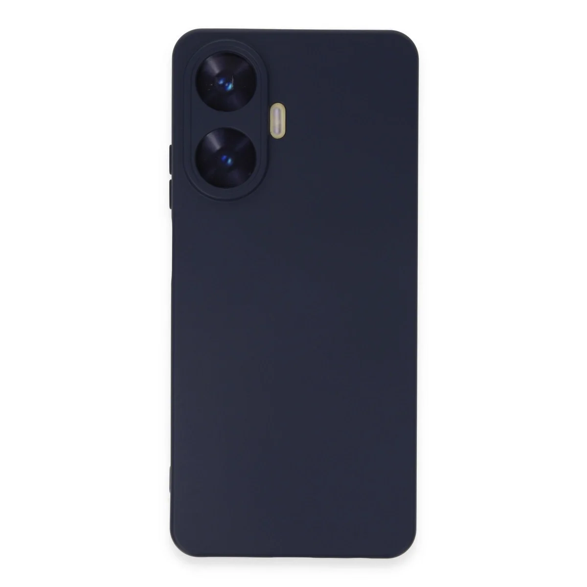 Realme C55 Kılıf Nano İçi Kadife Silikon - Mor görsel 2
