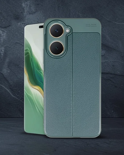 Vivo Y18 Kılıf Auto Focus Kapak - Koyu Yeşil