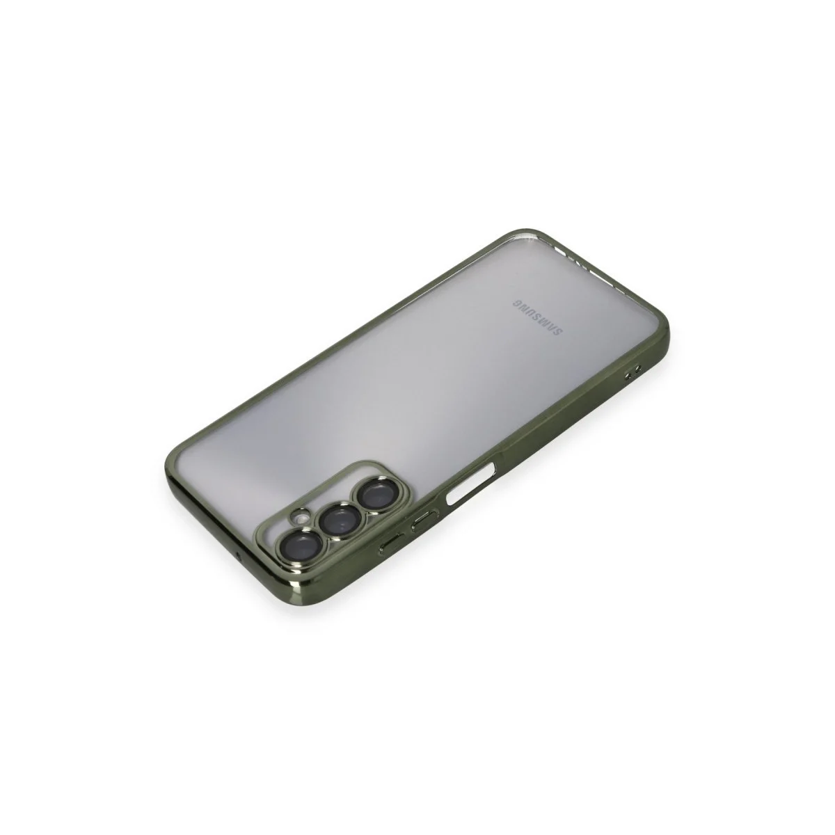 Samsung Galaxy A05s Kılıf Razer Lensli Silikon - Yeşil görsel 3