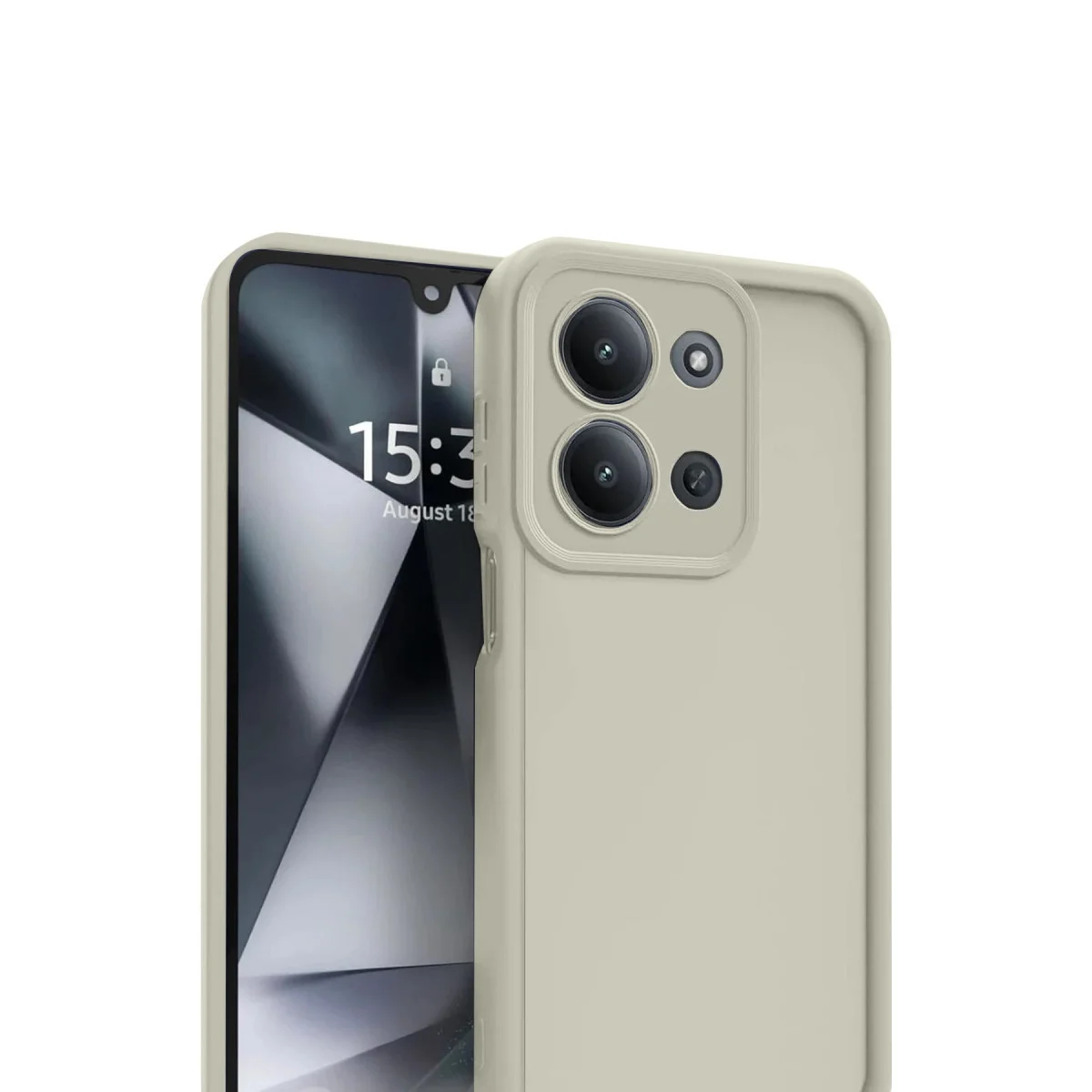 Xiaomi Redmi 15c 4g Viera Silikon - Krem görsel 2