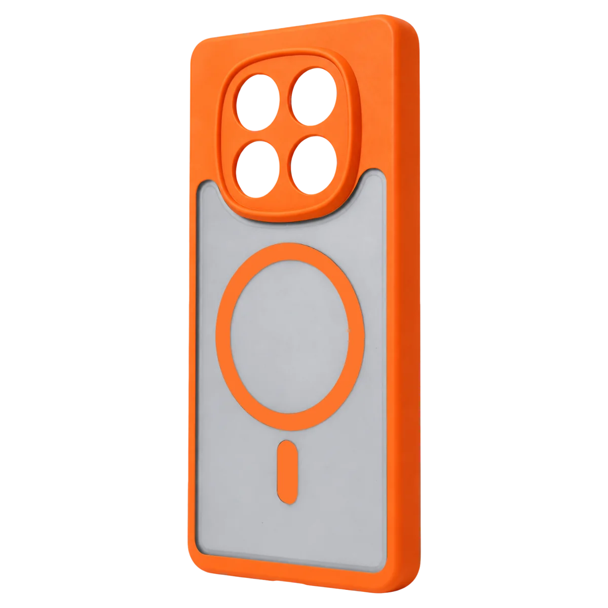 Xiaomi Redmi Note 15 Pro 4G Loji Magsafe Kapak - Turuncu