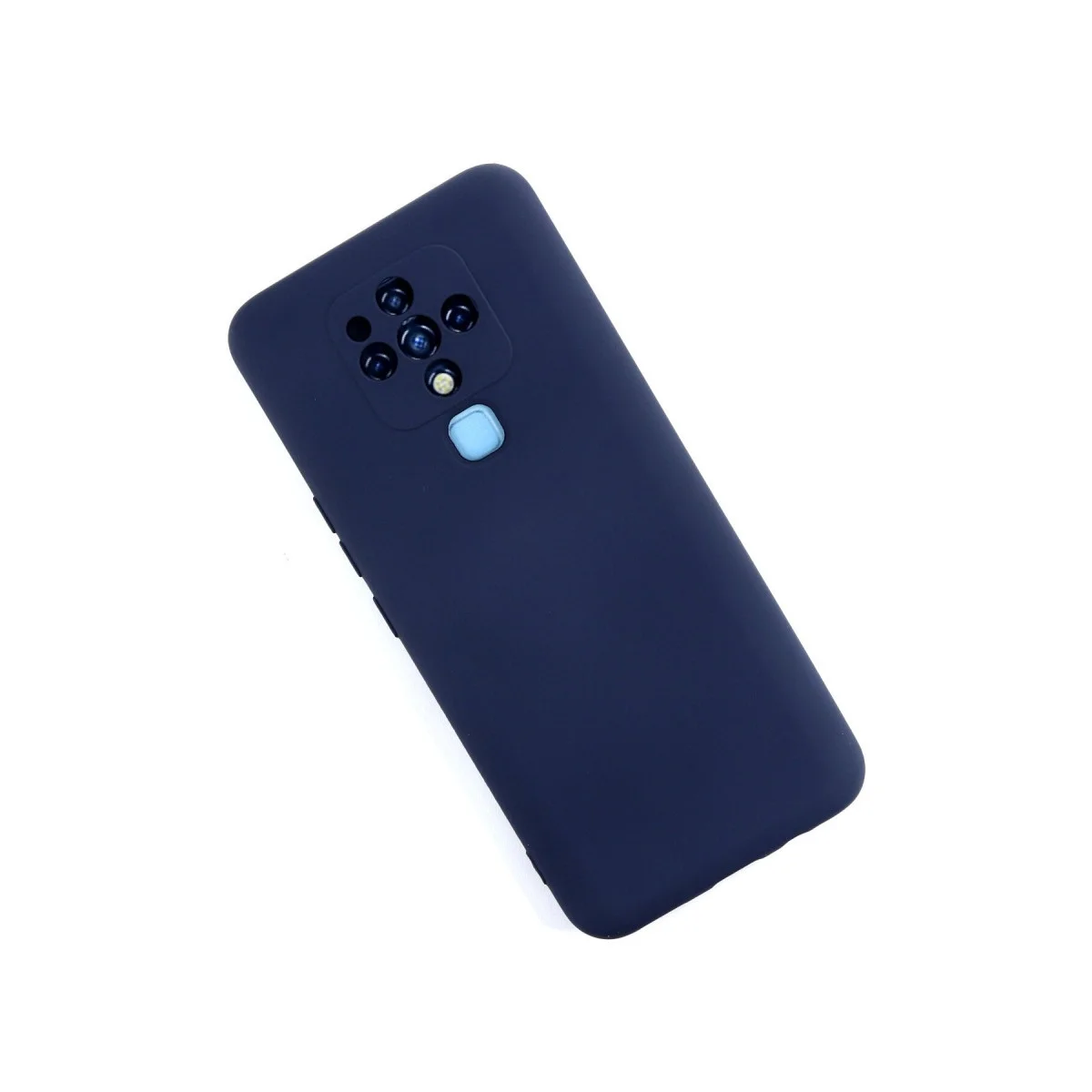 Tecno Camon 16 Kılıf Nano İçi Kadife Silikon - Lacivert görsel 2