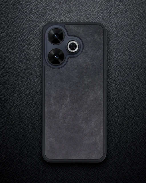 Xiaomi Redmi 13 4g Kılıf Aras Deri Kapak - Siyah