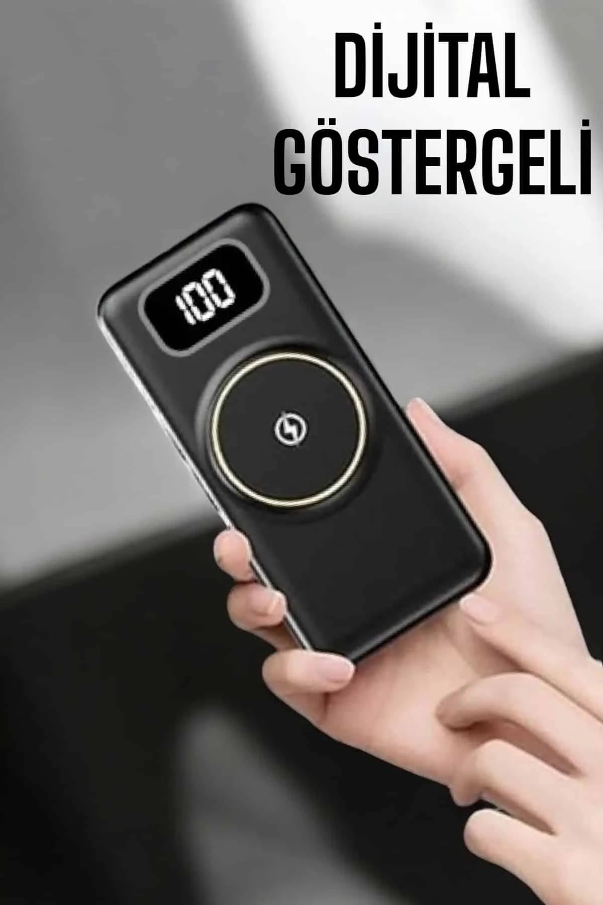Powerbank Taşınabilir 10.000 Mah Hızlı Şarj Dijital Göstergeli görsel 5