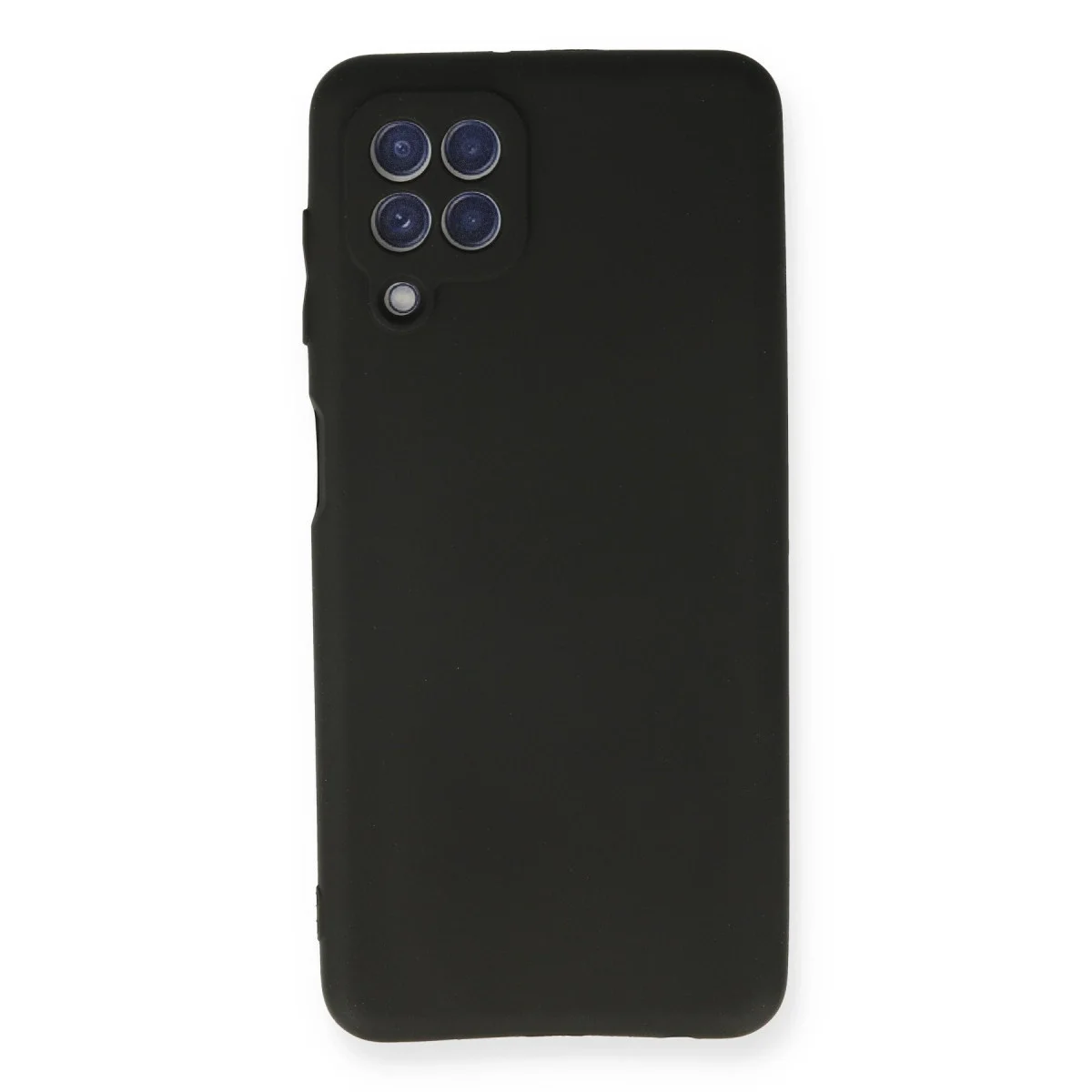 Samsung Galaxy A22 Kılıf First Silikon - Siyah