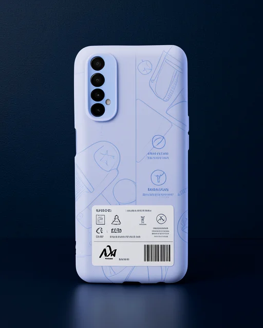 Realme 7 Kılıf First Silikon - Lila