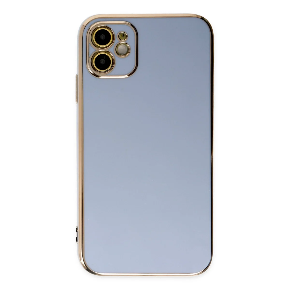 Apple İphone 12 Kılıf Volet Silikon - Mavi görsel 2