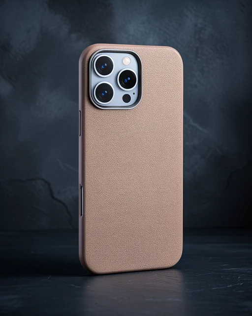 Joko Apple İphone 16 Pro Max Wonder Deri Magsafe Kapak - Bronz