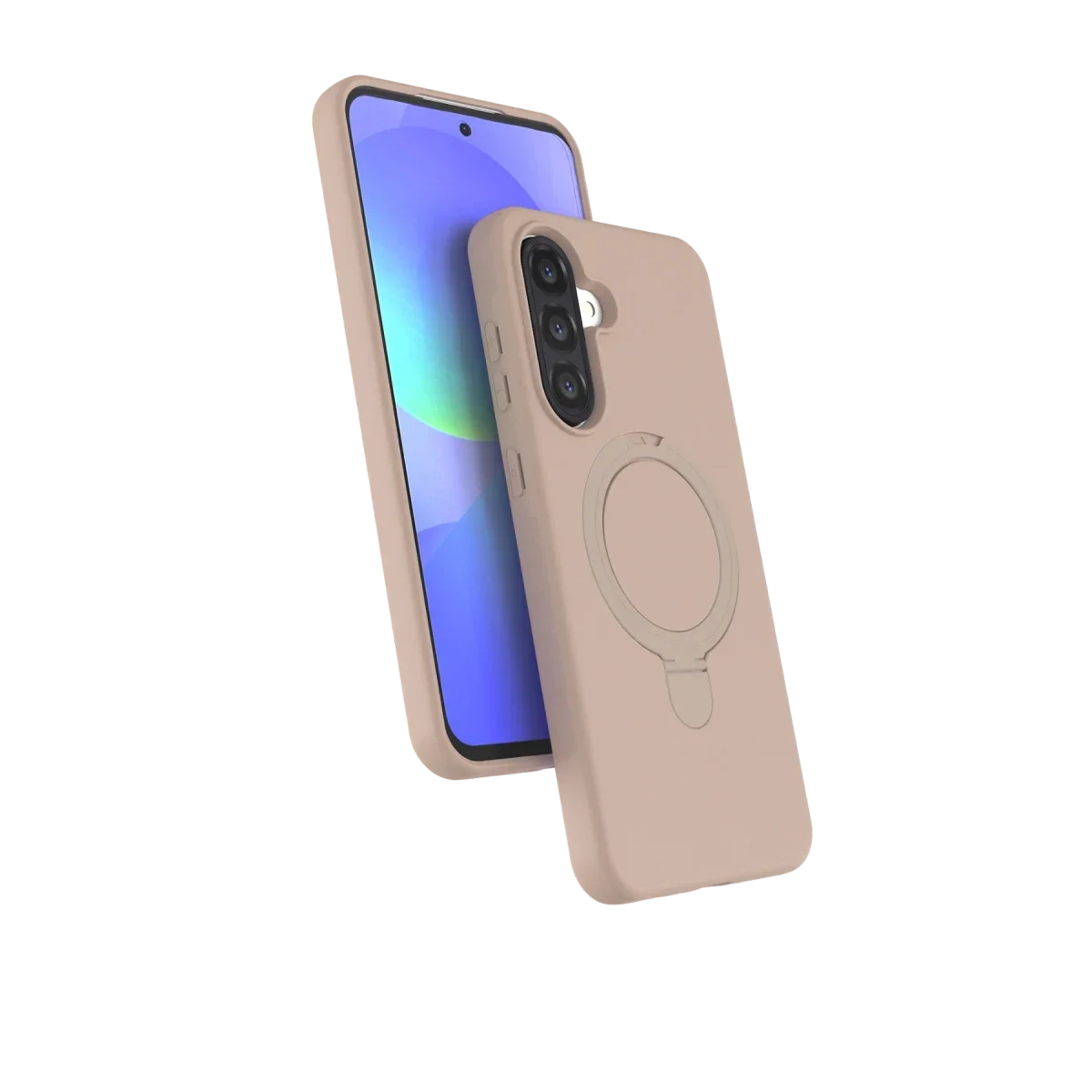 Samsung Galaxy A26 Regal Magsafe Standlı Kapak - Çöl Titanyum