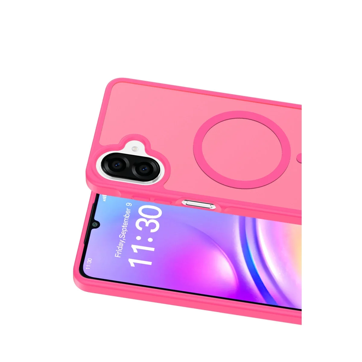 Joko Samsung Galaxy A07 4g Jota Magsafe Kapak - Rose görsel 3