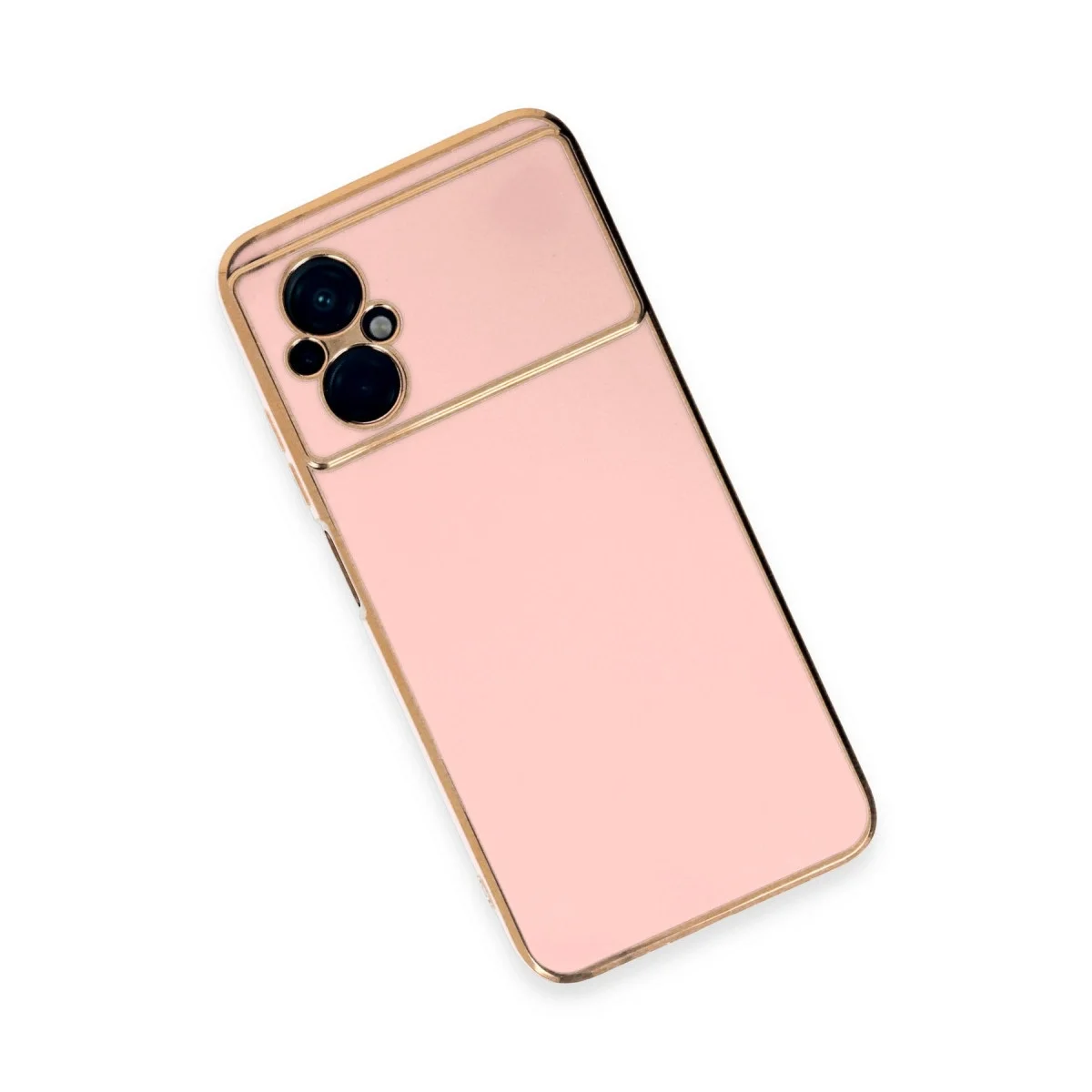 Xiaomi Poco M5 Kılıf Volet Silikon - Pembe görsel 3