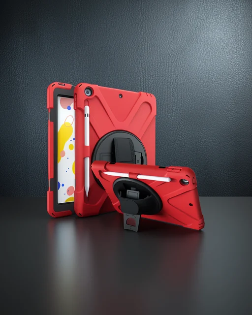 Apple İpad Air 3 10.5 Kılıf Amazing Tablet Kapak - Kırmızı