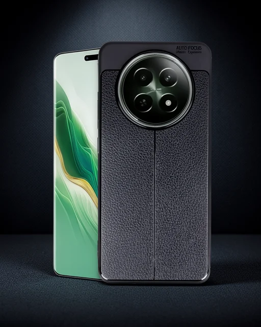 Realme 12 5g Kılıf Auto Focus Kapak - Siyah
