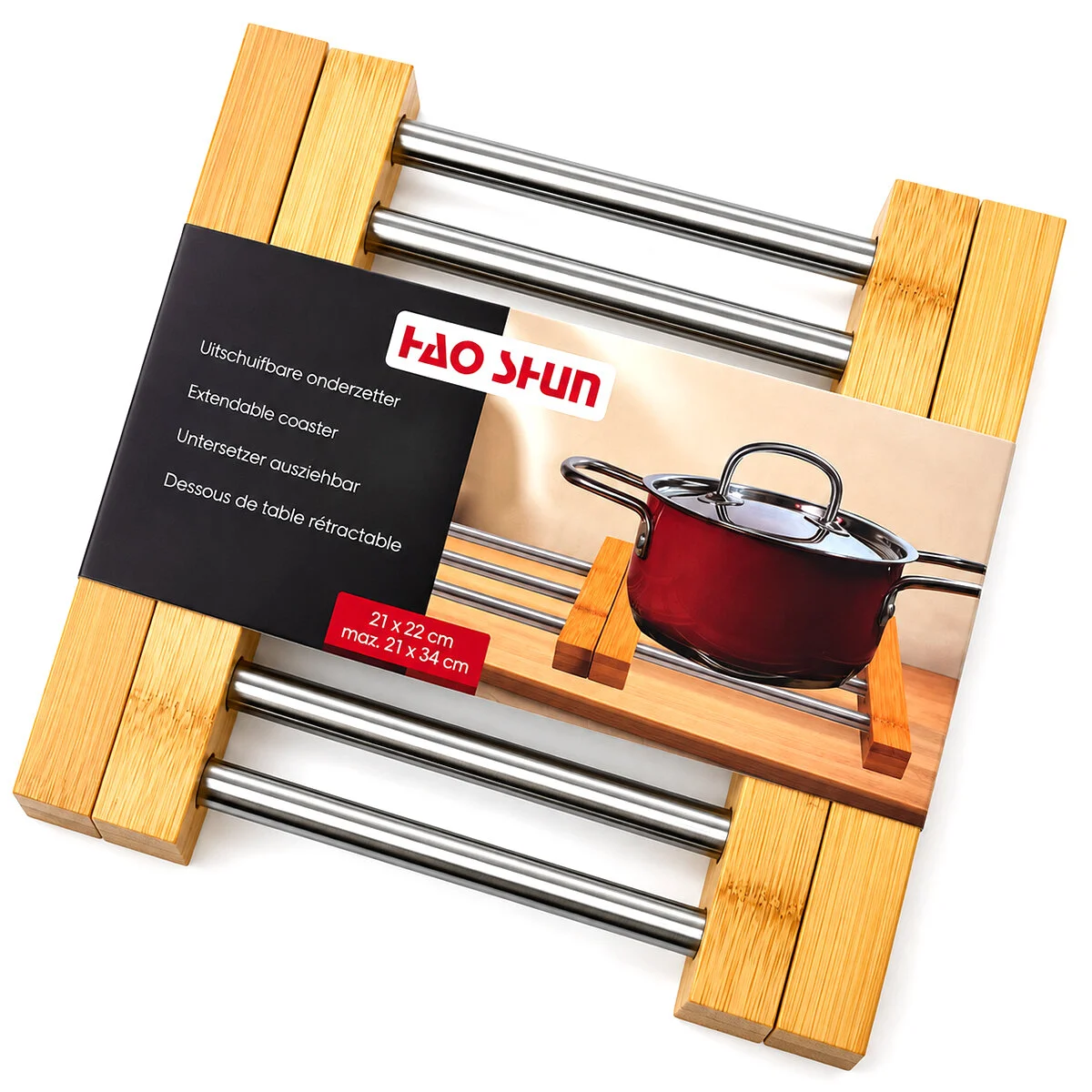 Ayarlanabilir Metal Nihale Bambu Ayak 21X22---21X34CM görsel 2