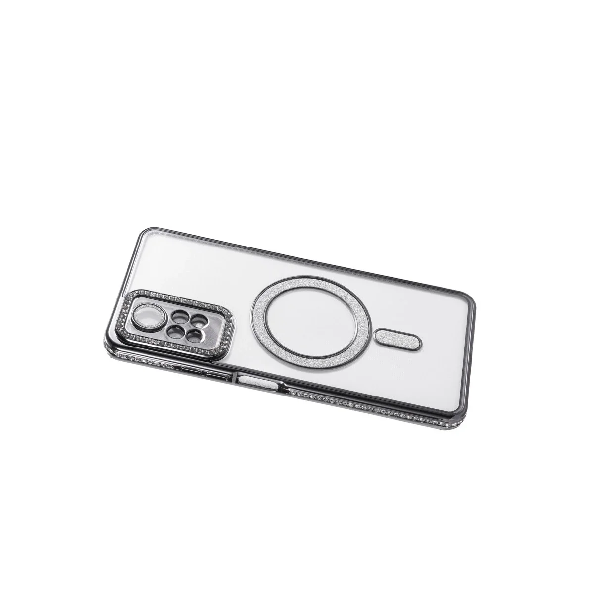 Xiao Red Note 12 Pro 4g Joke Simli Magneticsafe Kılıf - Siyah görsel 4