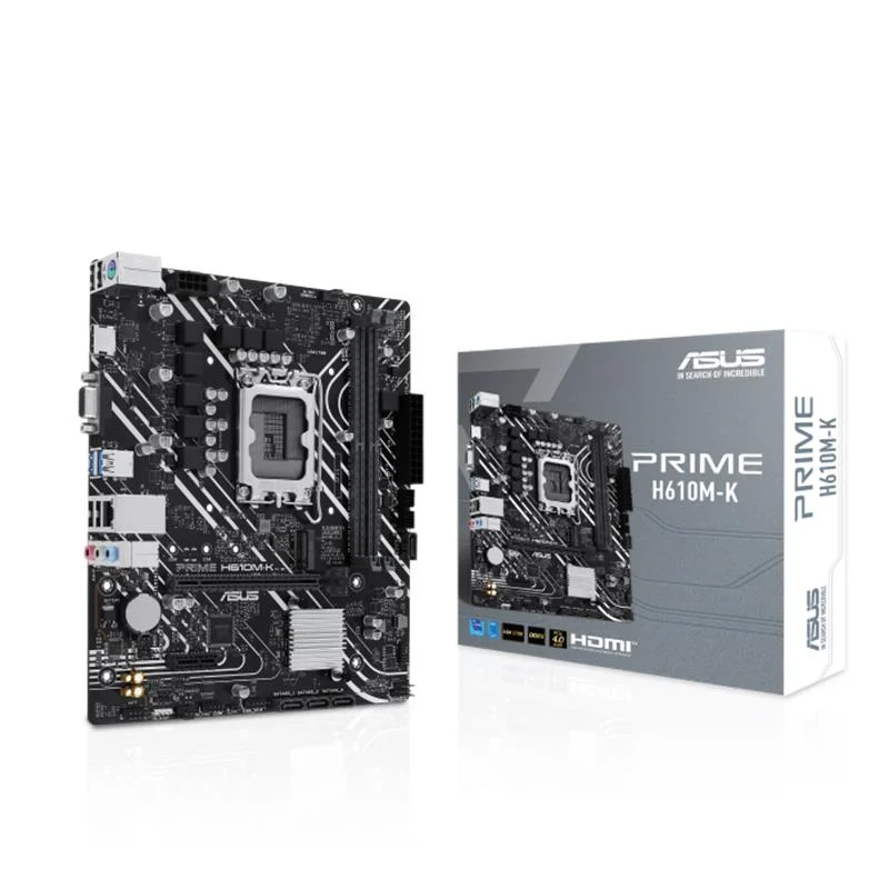 Prıme H610M-K DDR5 5600MHZ 1XVGA 1XHDMI 1XM.2 Usb 3.2 Matx 1700P (12./ 13. Ve 14. Nesil İşlemci Uyumlu)