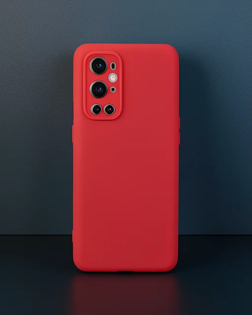 One Plus 9 Pro Kılıf Nano İçi Kadife Silikon - Kırmızı