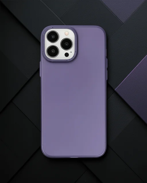 Apple İphone 14 Pro Max Kılıf Modos Metal Kapak - Mor