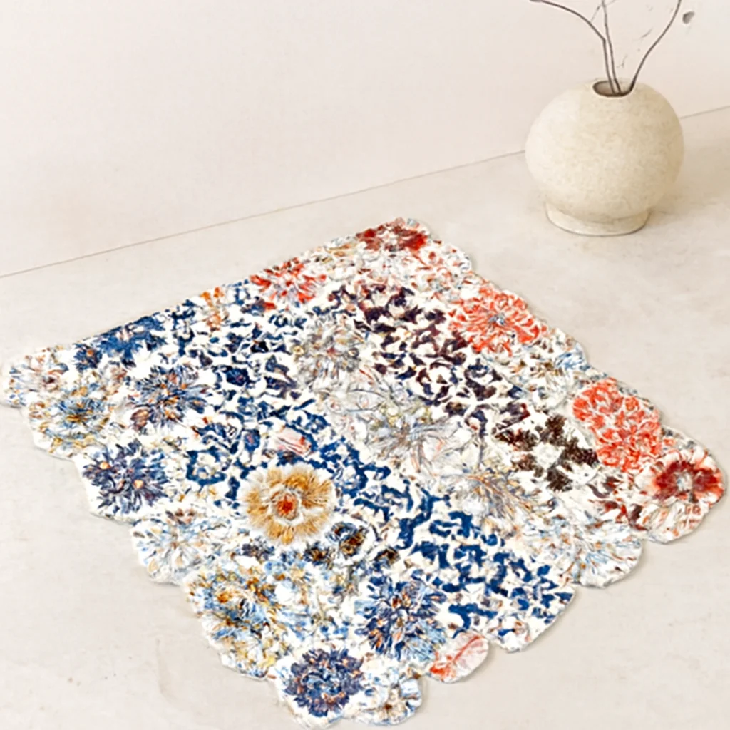 Dikdörtgen Kaydırmaz Su Emici Banyo Paspası 70x34 cm