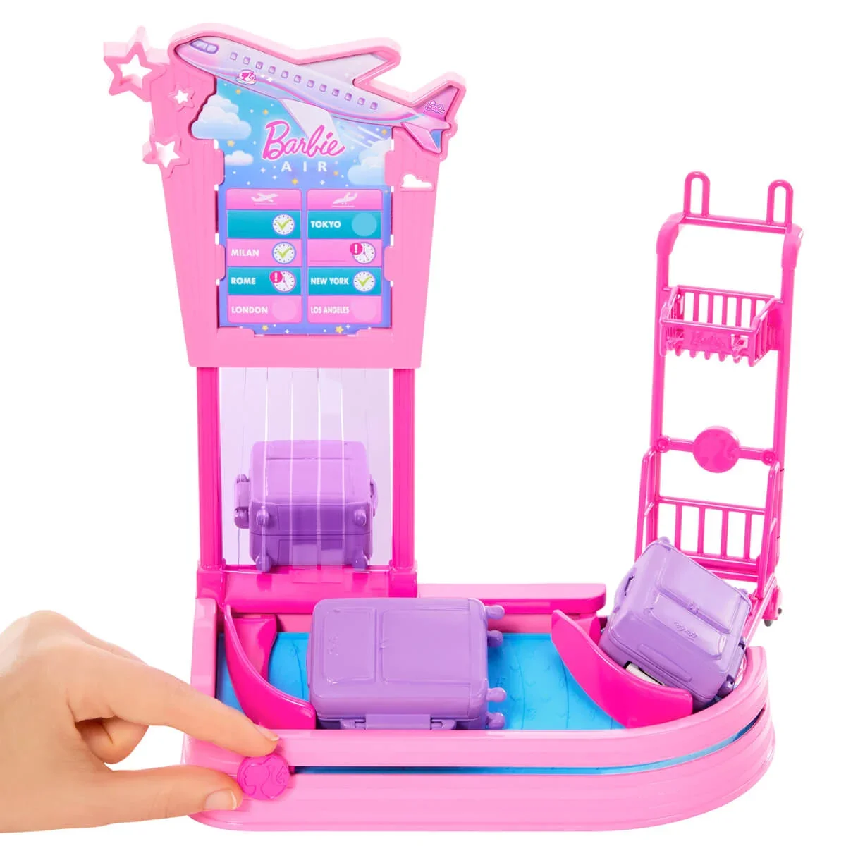 JMJ49 Barbie Malibu ve Bagaj Teslim Oyun Seti görsel 4