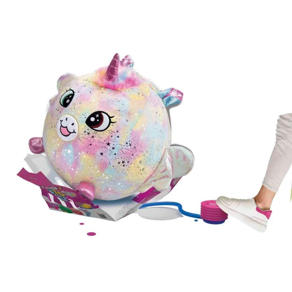 Şişme Peluş Unicorn XXL Shiny Corns S2 görsel 3