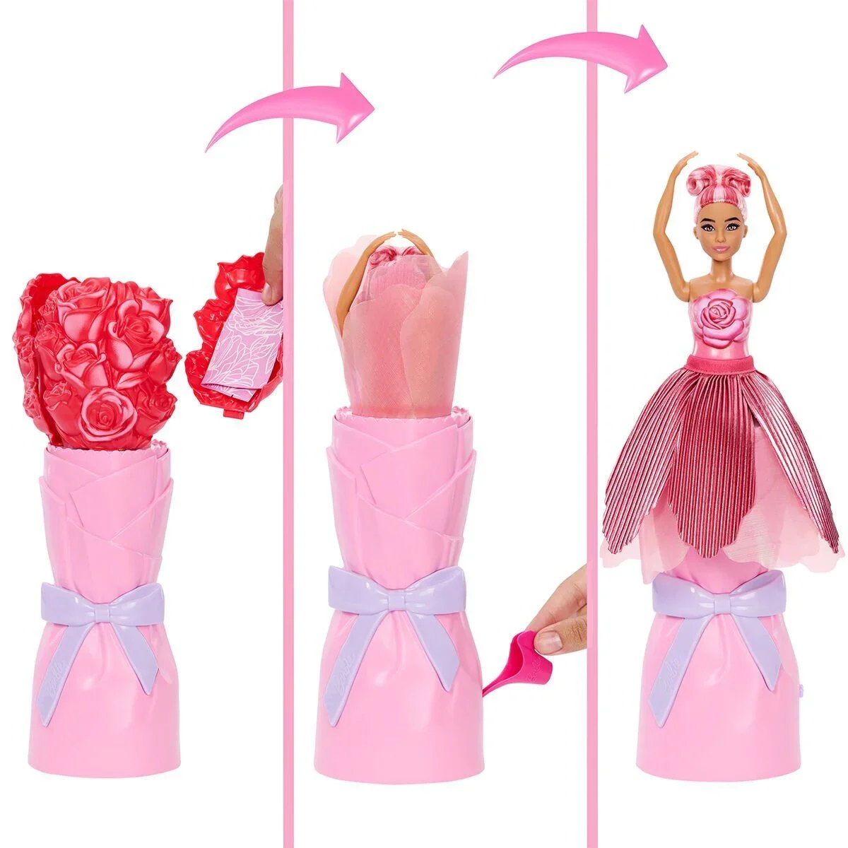 JMF59 Barbie Petal Pop - Kırmızı Gül görsel 3
