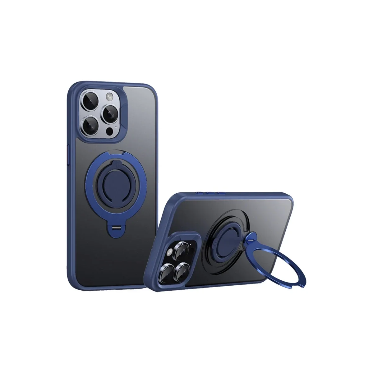 Joko Apple iPhone 15 Pro Max Avatar 360 Dönen Magsafe Kapak - Lacivert