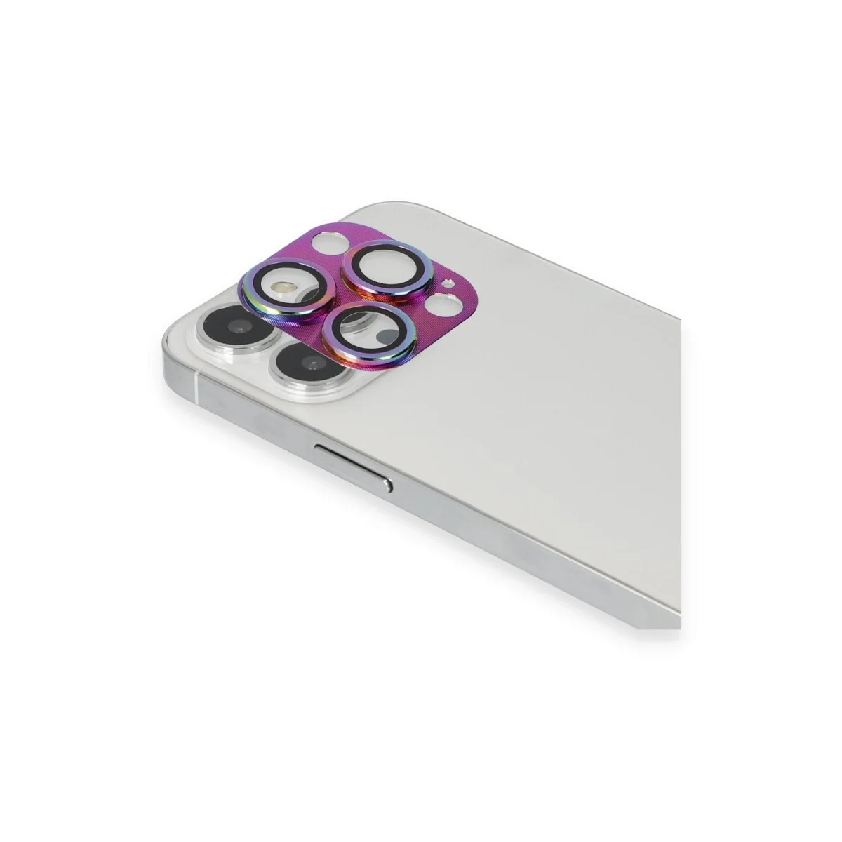 Apple İphone 13 Pro Max Pers Alünyum Kamera Lens - Rainbow görsel 2