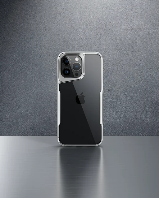 Apple İphone 16 Pro Max Kılıf Boyi Silikon Kapak - Gümüş