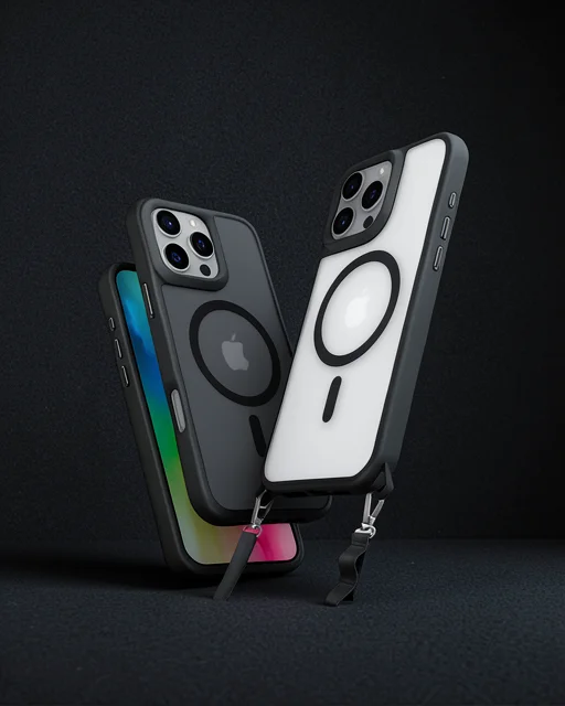 Apple İphone 16 Pro Kılıf Enka Magsafe Silikon Kılıf - Siyah