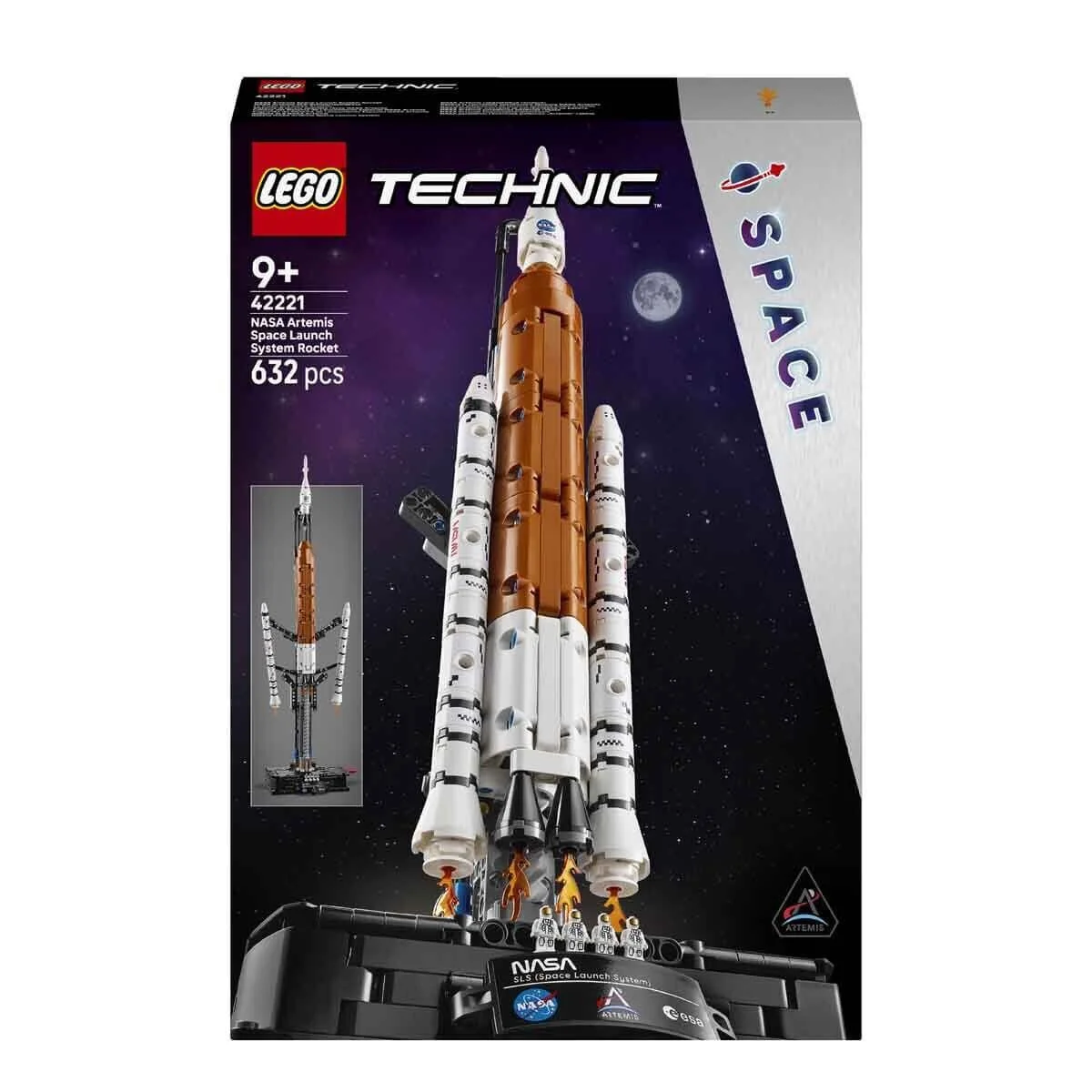 42221 Lego Technic NASA Artemis Uzay Fırlatma Sistemi Roketi 632 parça +9 yaş görsel 7