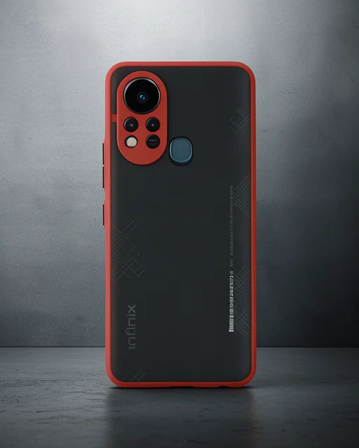 İnfinix Hot 11s Kılıf Montreal Silikon Kapak - Kırmızı