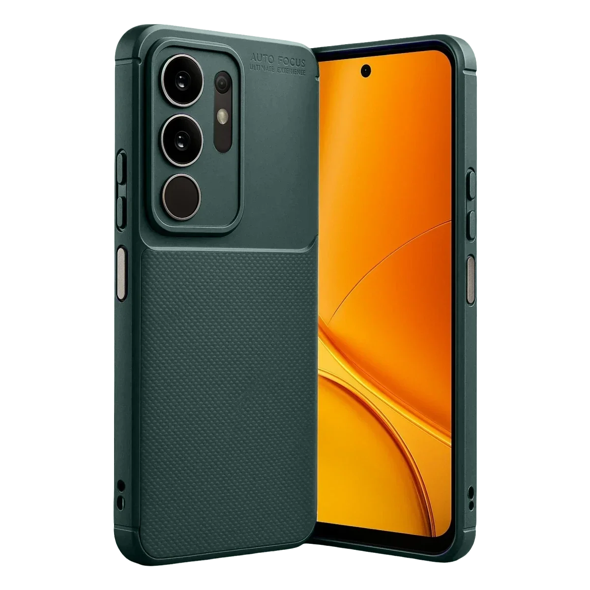 Vivo Y29 4G Auto Focus Karbon Kapak - Koyu Yeşil