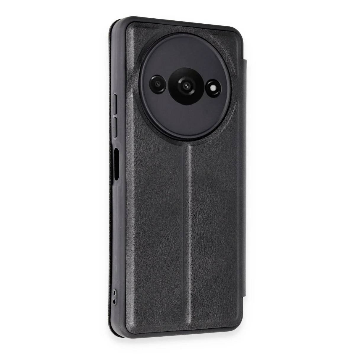 Xiaomi Redmi A3 4g Kılıf Flip Cover - Siyah görsel 2