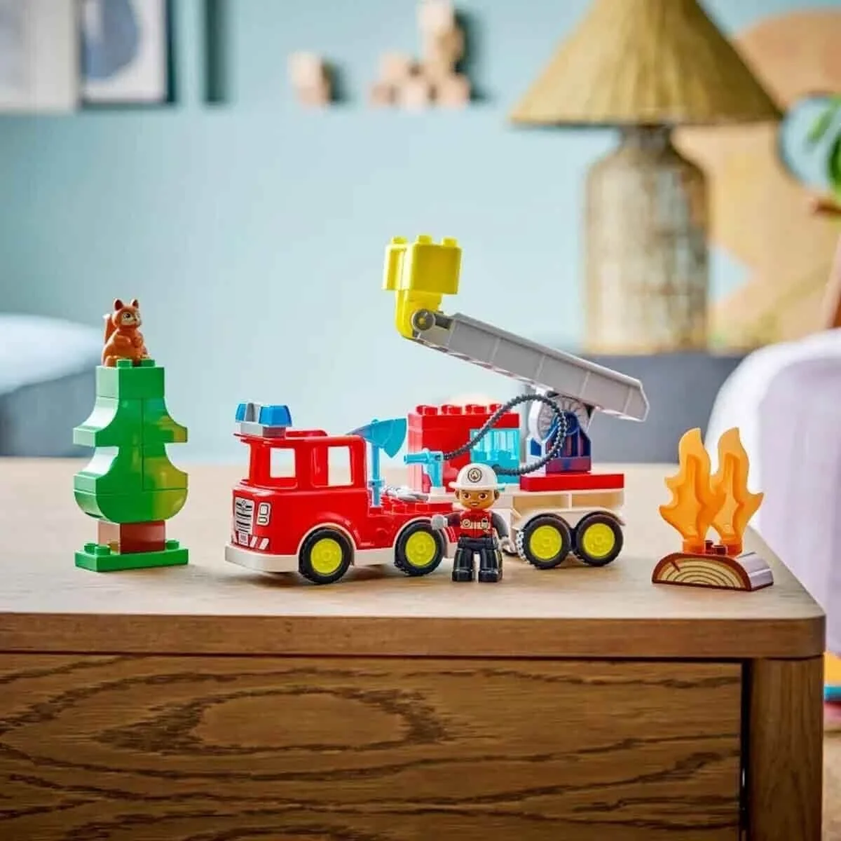 10473 Lego Duplo Hortumlu İtfaiye Aracı ve İtfaiyeci 28 parça +2 yaş görsel 6