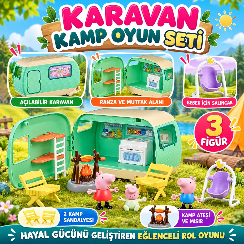 G2201 Three Lıttle Pıggıes Caravan