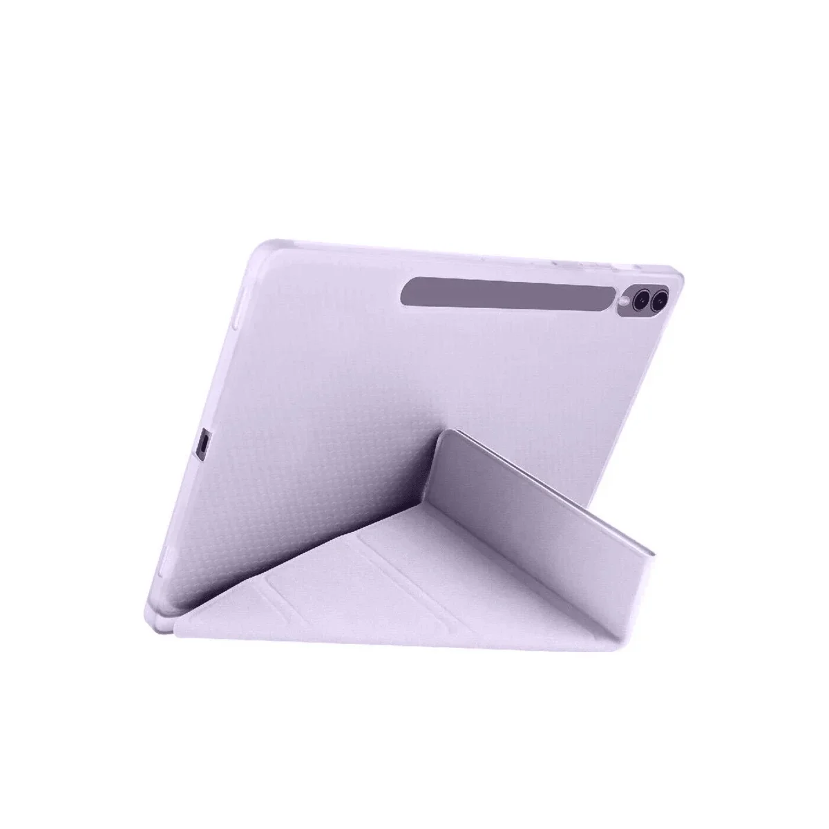 Samsung Galaxy X610 Tab S9 FE Plus 12.4 Kılıf Kalemlikli Mars Tablet Kılıfı - Lila görsel 5